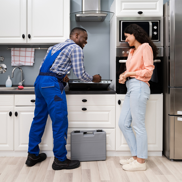 can you provide an estimate for cooktop repair before beginning any work in Walcott MN